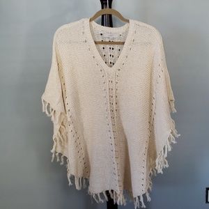 Boho style poncho
